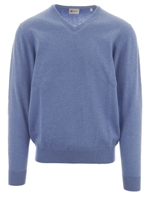 R-1854 Vince V-neck Pullover Flat Knit