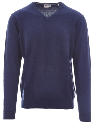 R-1854 Vince V-neck Pullover Flat Knit