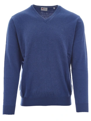 R-1854 Vince V-neck Pullover Flat Knit