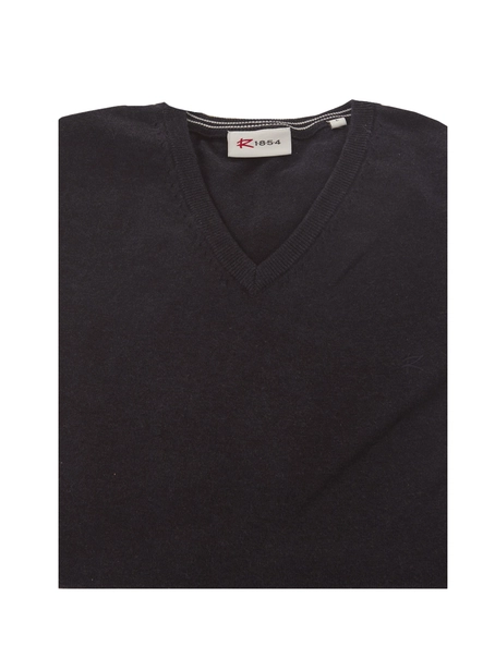 R-1854 Vince V-neck Pullover Flat Knit