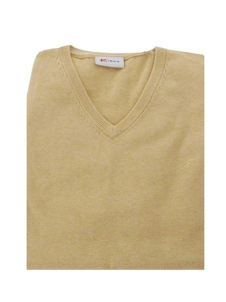 R-1854 Vince V-neck Pullover Flat Knit