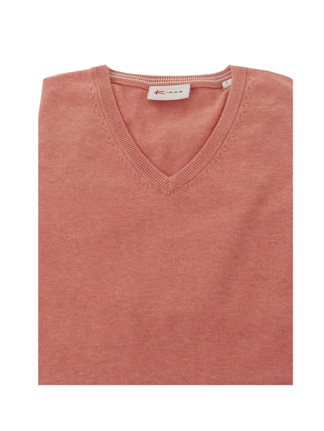 R-1854 Vince V-neck Pullover Flat Knit