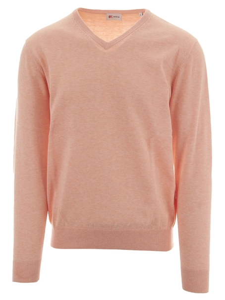 R-1854 Vince V-neck Pullover Flat Knit