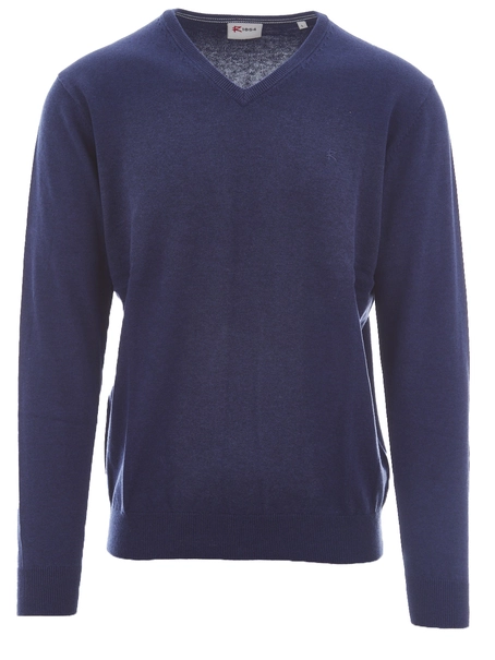 R-1854 Vince V-neck Pullover Flat Knit