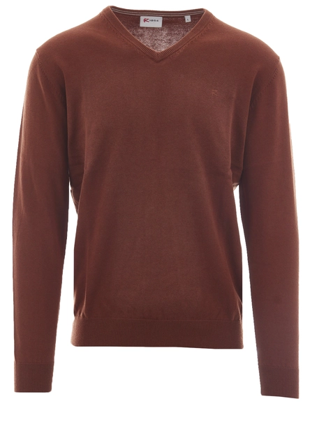 R-1854 Vince V-neck Pullover Flat Knit