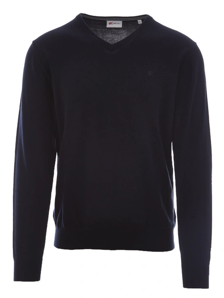 R-1854 Vince V-neck Pullover Flat Knit