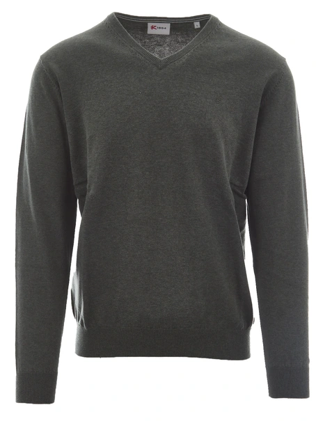 R-1854 Vince V-neck Pullover Flat Knit