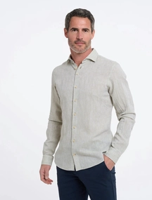 R2 Denim blue linen