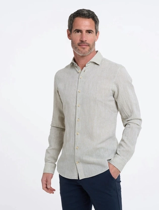 R2 Denim blue linen