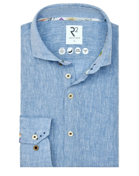 R2 Denim blue linen