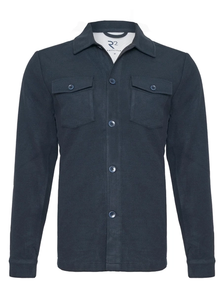 R2 Navy dessin knitted