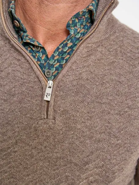 R2 Solid knitted shirt