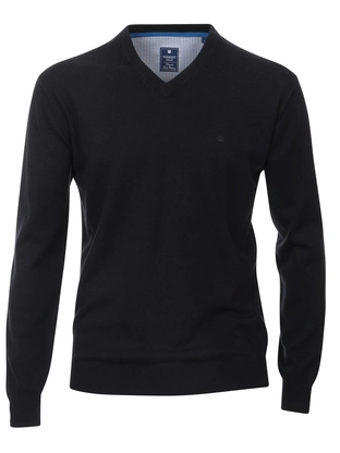Redmond Pullover V-Hals uni