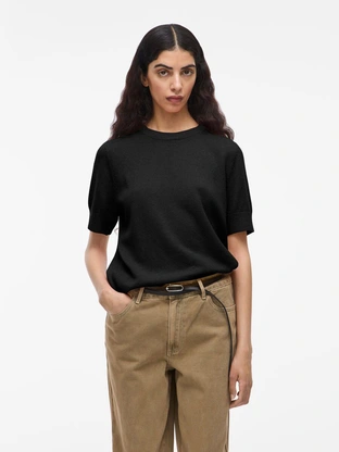 ROUGE EDIT ROUKATE SS O-NECK KNIT