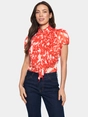 Saint Tropez LiljaSZ Crinkle SS Shirt