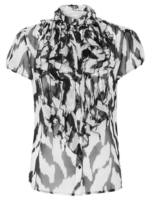 Saint Tropez LiljaSZ Crinkle SS Shirt