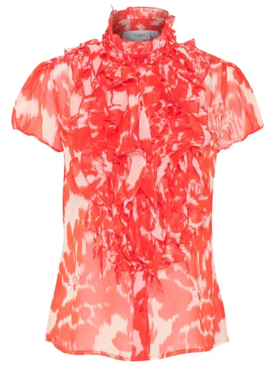 Saint Tropez LiljaSZ Crinkle SS Shirt