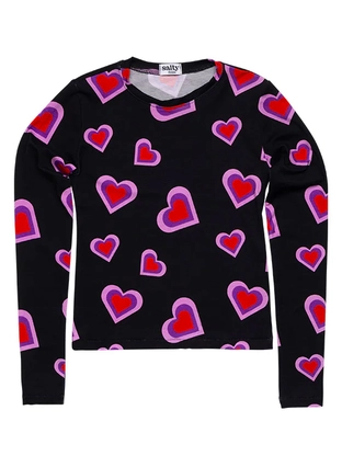 Salty Stitch Hearts long sleeve