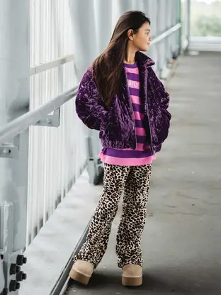 Salty Stitch Panther wide leg