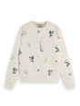 Scotch & Soda All over embroidery regular sweatsh