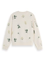 Scotch & Soda All over embroidery regular sweatsh