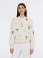 Scotch & Soda All over embroidery regular sweatsh