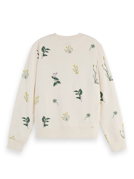 Scotch & Soda All over embroidery regular sweatsh