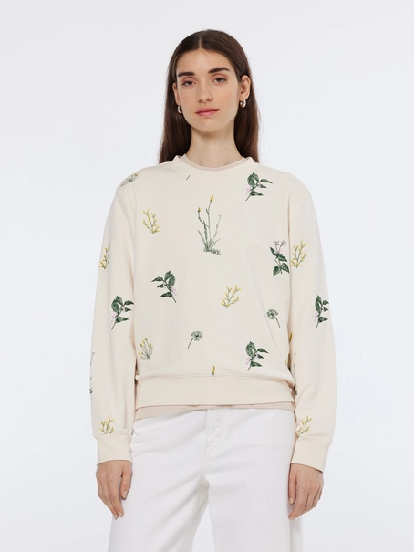 Scotch & Soda All over embroidery regular sweatsh
