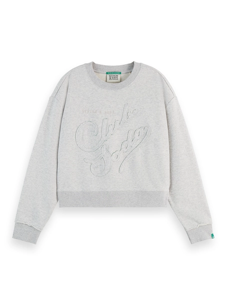 Scotch & Soda Applique artwork loose sweater