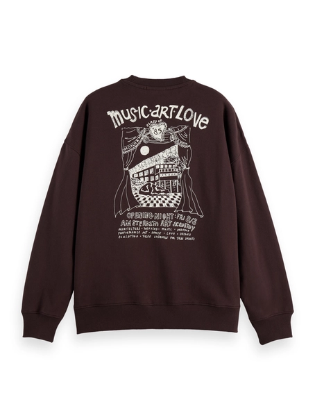Scotch & Soda Artwork oversized fit sweatshirt