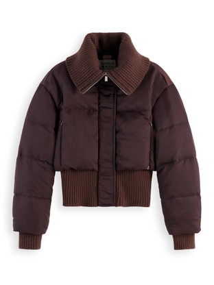 Scotch & Soda Aviator collar puffer
