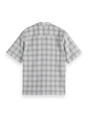 Scotch & Soda Checked short-sleeved relaxed-fit s