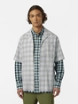 Scotch & Soda Checked short-sleeved relaxed-fit s