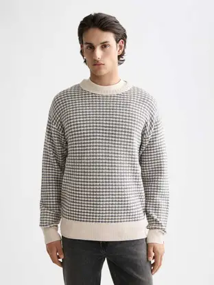 Scotch & Soda Chenille dropped shoulder pullover