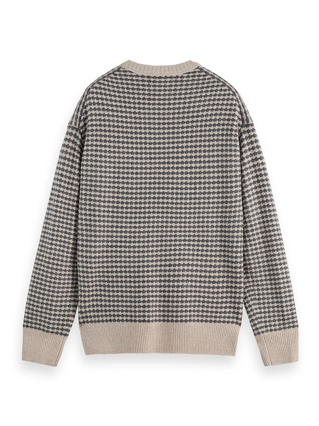 Scotch & Soda Chenille dropped shoulder pullover