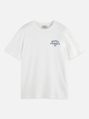Scotch & Soda Chest artwork regular-fit T-shirt