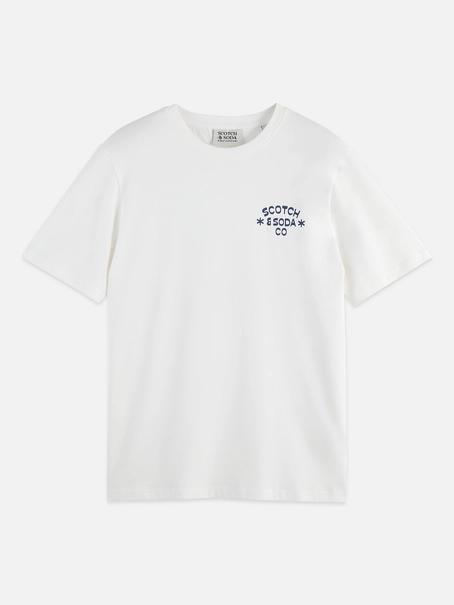 Scotch & Soda Chest artwork regular-fit T-shirt