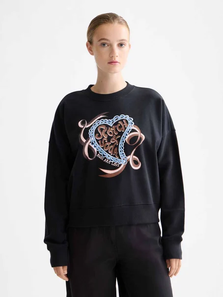 Scotch & Soda Chest artwork relaxed sweatshirt