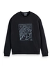 Scotch & Soda Chest Logo Sweatshirt