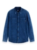 Scotch & Soda Chic indigo jersey shirt