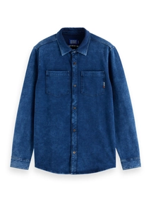 Scotch & Soda Chic indigo jersey shirt