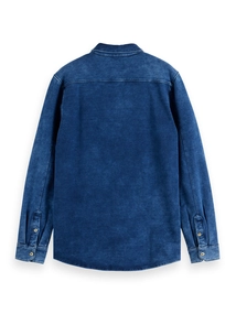 Scotch & Soda Chic indigo jersey shirt