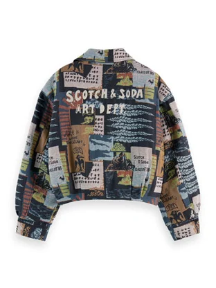 Scotch & Soda Collage jacquard jacket