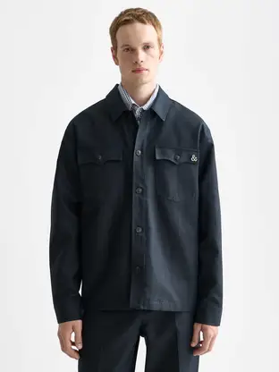 Scotch & Soda Cotton-blend twill relaxed-fit over