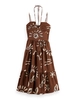 Scotch & Soda Cotton seersucker midi dress