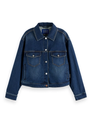 Scotch & Soda Cropped denim jacket — Let It Rain