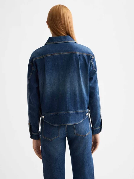 Scotch & Soda Cropped denim jacket — Let It Rain