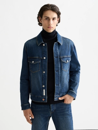 Scotch & Soda Denim trucker jacket — Let It Rain