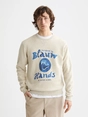 Scotch & Soda Denim washed artwork sweatshirt