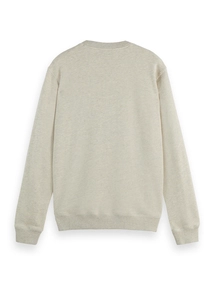 Scotch & Soda Denim washed artwork sweatshirt